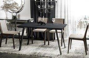 Stół rozkładany LIWIA 130(210)x80 beton ciemny