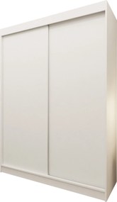 Szafa Przesuwna SOFIA 160 cm Szafa Dwudrzwiowa Biała