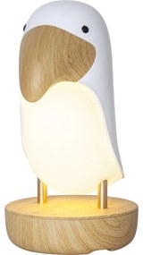 Biało-brązowa lampka nocna LED dla dzieci Toucan – Star Trading