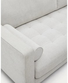 Szarobeżowa sofa z tkaniny szenilowej 222 cm Debra – Kave Home