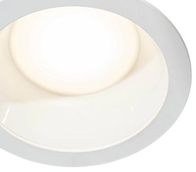Set van 6 inbouwspots wit incl. LED 3000K-5000K - Elias Nowoczesny Oswietlenie wewnetrzne