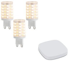 Zestaw 3 inteligentnych żarówek LED G9 z możliwością ściemniania 2,5 W 250 lm 2700 K-6500 K z Zigbee Smart Hub