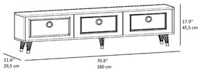 Stolik pod telewizor Sona White