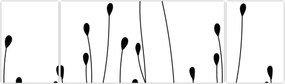 Obraz - Łąka graficzna N⁰1 (170x50 cm)