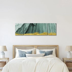 Obraz - Emerald Mountains N⁰3 (170x50 cm)