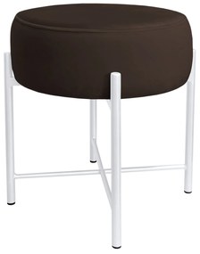 Taboret Pola noga metalowa biała MG05