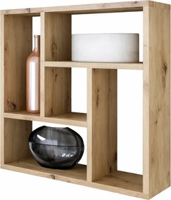 Nowoczesna półka na książki dąb artisan S7-N29