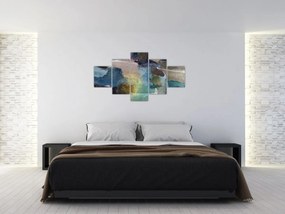 Obraz - Akwarelowa abstrakcja (125x70 cm)