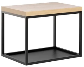 Szafka pod umywalkę nablatową ARTEM 75x43 cm czarny/dąb BALTICA DESIGN
