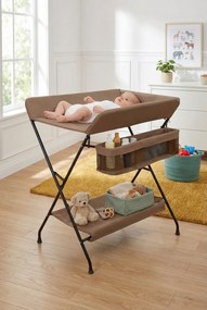 Brązowy przewijak na nóżkach P4-W19