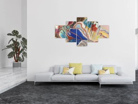 Obraz -  Vasily Kandinsky, Improvisation No. 30 (Cannons), reprodukcje (125x70 cm)