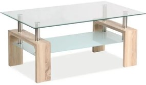 ŁAWA LISA BASIC II TRANSP./DĄB SONOMA 100x60x55 SIGNAL