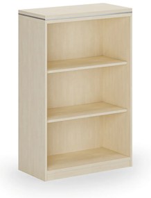 Regał biurowy ARRISTO LUX, 800 x 400 x 1236 mm, brzoza