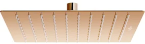 Mexen Slim deszczownica 25 x 25 cm, różowe złoto - 79125-60