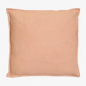 Kwadratowa Poduszka 45x45 Cm Z Bawełny Elezar Rosa Palote | Daydream Pink - Sklum