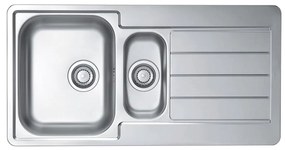 ALVEUS 1082440 - Zlewozmywak LINE 98x50 cm stal matowa/satyna