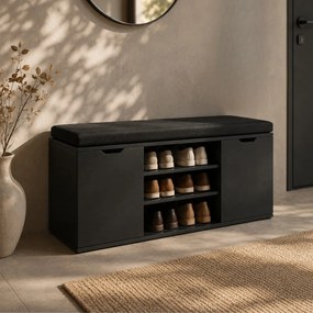 Szafka na buty z siedziskiem PORTA, 103 x 30 x 46 cm