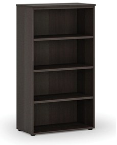 Regał biurowy PRIMO 2023, 1335 x 800 x 640 mm, wenge