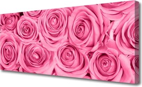Obraz na płótnie Romantyczne Róże w Rozkwicie
