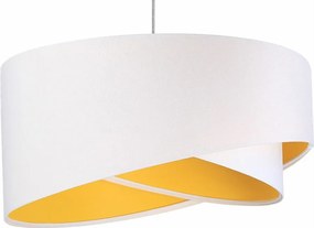 Lampa wisząca GEMSTONE WHITE biała/żółta