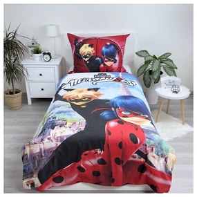Bawełniana jednoosobowa pościel dziecięca 140x200 cm Miraculous – Jerry Fabrics