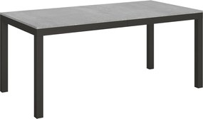 Stół rozkładany 180/284x90 cm Everyday Evolution cementu rama i nogi antracytowe