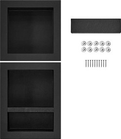 41x41 i 50,8 cm Nisza prysznicowa SucceBuy, Potrójna półka do łazienki