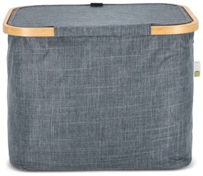 Skladany kosz NOLVIO 25 L, niebiesko-szary