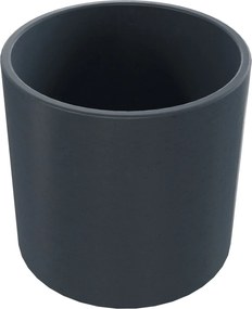 Umywalka betonowa nablatowa okrągła bez otworu na baterię 41 x 40 cm BENE | różne kolory : Kolor - Grafitowy