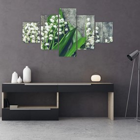 Obraz konwalii (125x70 cm)