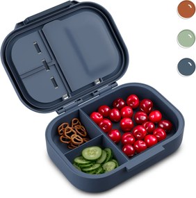 Klarstein Bunko plastikowy lunchbox z 3 przegródkami