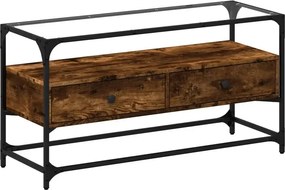 Minimalistyczna szafka pod TV przydymiony dąb G4-Z58