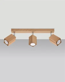 Listwa oświetleniowa KEKE 3 dąb SOLLUX  LIGHTING