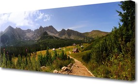 Fotoobraz na płótnie Tam Gdzie Góry Spotykają Morze