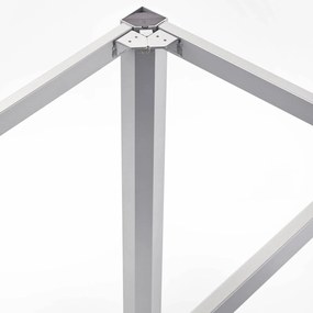 Stelaż stołu Cubic 220 x 95 x 72 cm srebrny / aluminium KETTLER