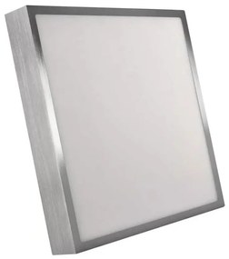 LED Plafon LED/28,5W/230V 3000/3500/4000K 30x30 cm chrom