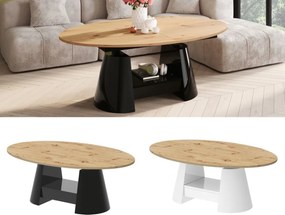 Owalny ławostół Calabro Max Hubertus dąb / połysk