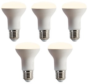 Zestaw 5 żarówek LED E27 z możliwością ściemniania R63 6,2W 520lm 2700K