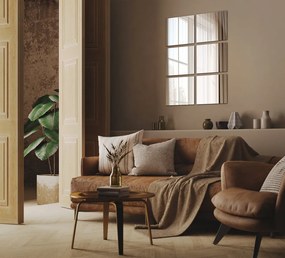 Kwadratowe płytki lustrzane samoprzylepne