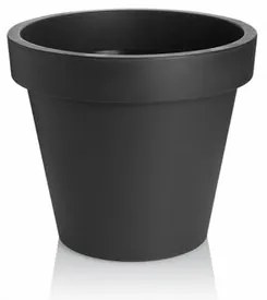 Gardenico Doniczka Metro Twist 'n' Roll antracyt, 39 x 35,5 cm, 39 cm