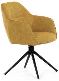 Zestaw krzeseł obiadowych z mechanizmem zwrotnymHC-536 YEL2, 2 szt.