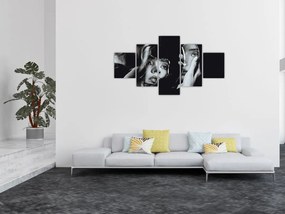 Obraz - Spojrzenie w lustro (125x70 cm)
