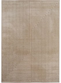 Dywan uniwersalny Nova 3D Geometria beżowy 200 cm x 290 cm