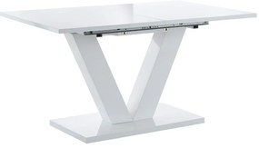 Rozkładany stół z dodatkowym blatem z połyskiem 90x140 cm Aaron – Støraa