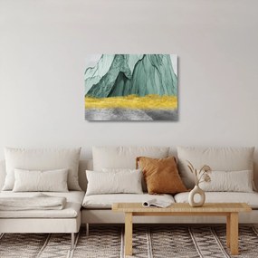 Obraz na szkle - Emerald Mountains N⁰3 (70x50 cm)