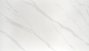 Stół CLEMENTE 160x90 biały marmur/złoty HALMAR