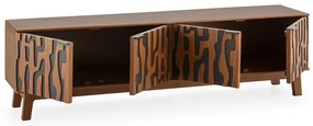 Brązowa szafka pod TV 180x50 cm Kantu – Marckeric