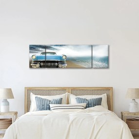 Obraz - Kabriolet w stylu vintage (170x50 cm)