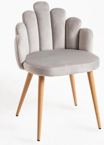 Rcznie aksamitne krzeso