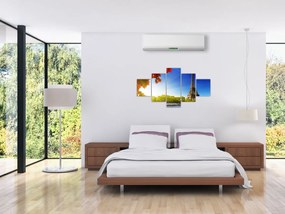 Obraz - jesień w Paryżu (125x70 cm)